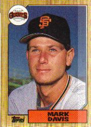 1987 Topps Baseball Cards      021      Mark Davis